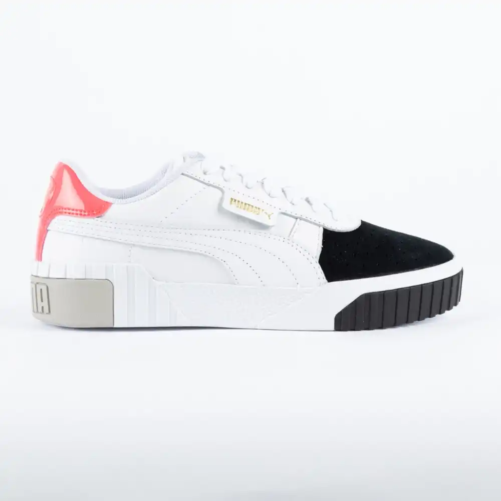 Basket de ville basse femme Puma Cali Remix Blanc - ZESHOES
