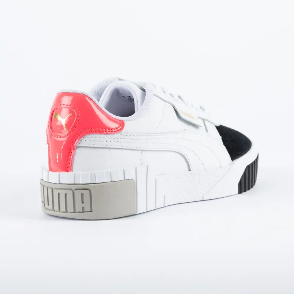 Basket de ville basse femme Puma Cali Remix Blanc - ZESHOES