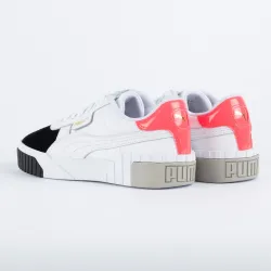 Basket de ville basse femme Puma Cali Remix Blanc - ZESHOES