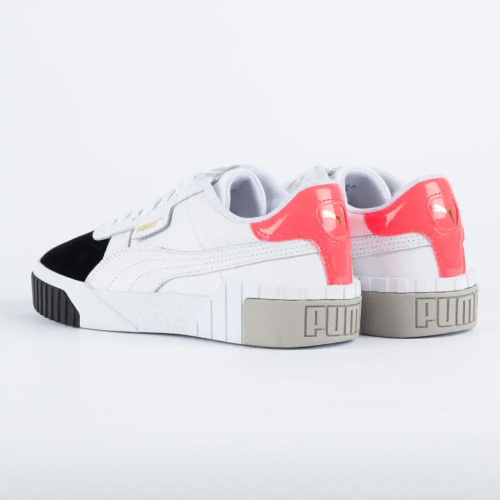 Basket de ville basse femme Puma Cali Remix Blanc - ZESHOES