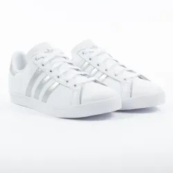 Basket femme Adidas coast star Blanc - ZESHOES