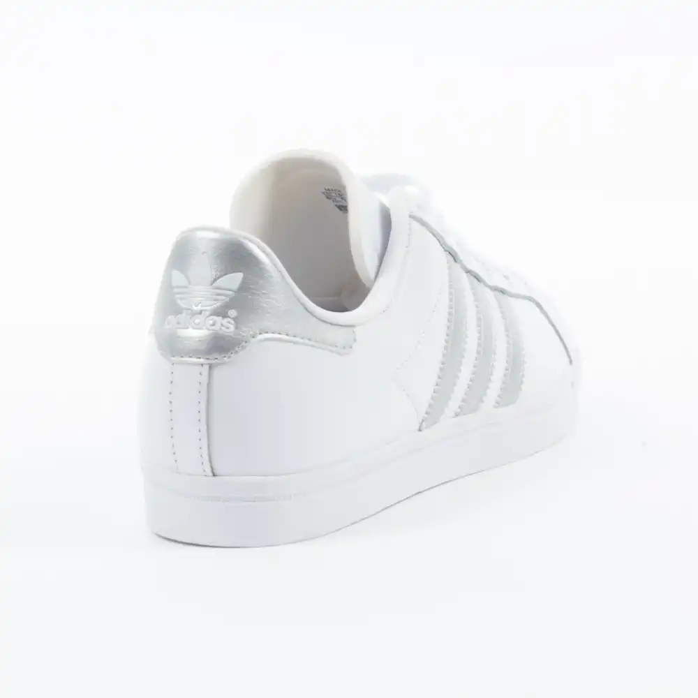Basket femme Adidas coast star Blanc - ZESHOES