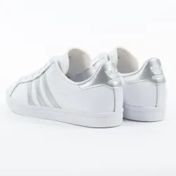 Basket femme Adidas coast star Blanc - ZESHOES
