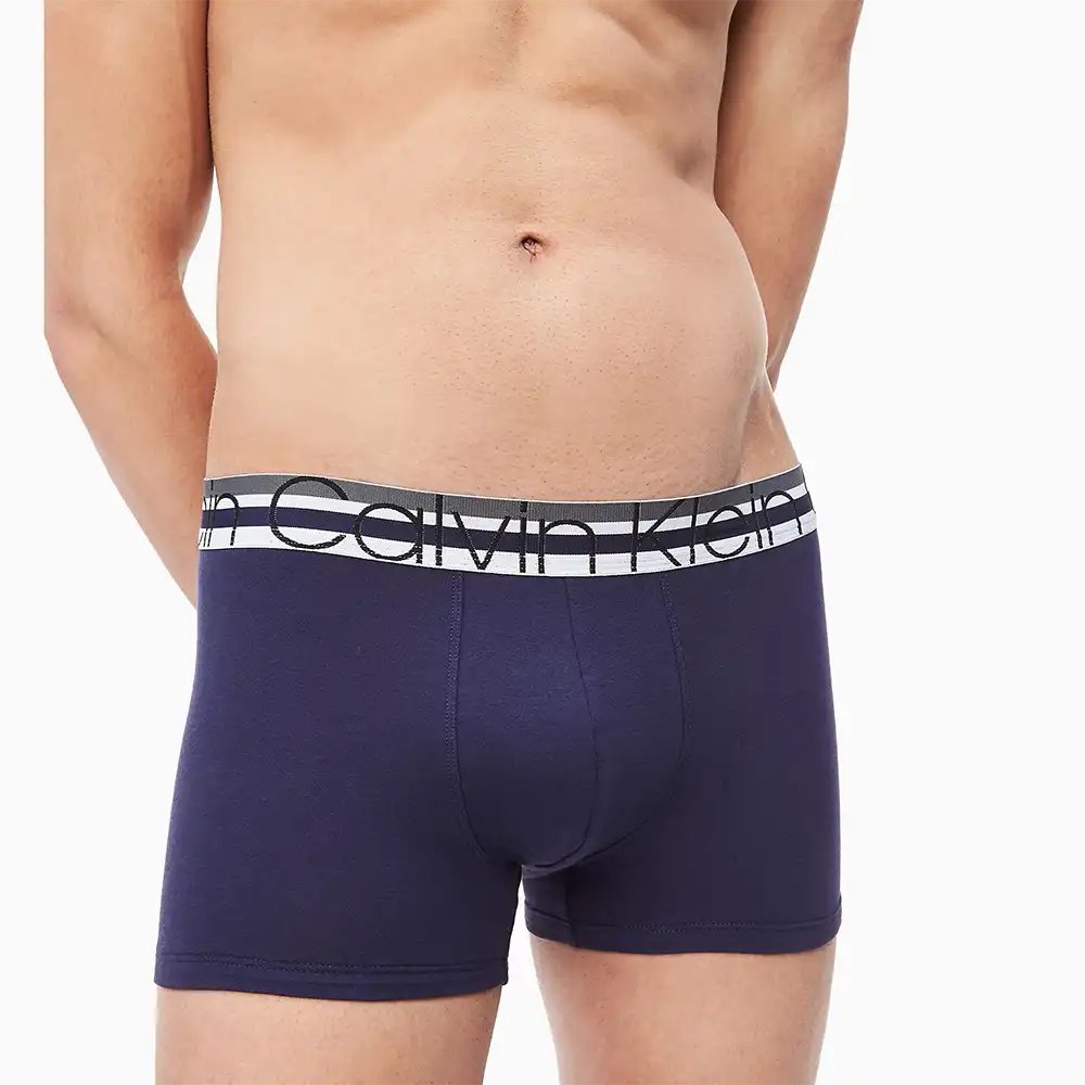 Boxer homme Calvin Klein crossed logo pack x3 Multicolor - ZESHOES