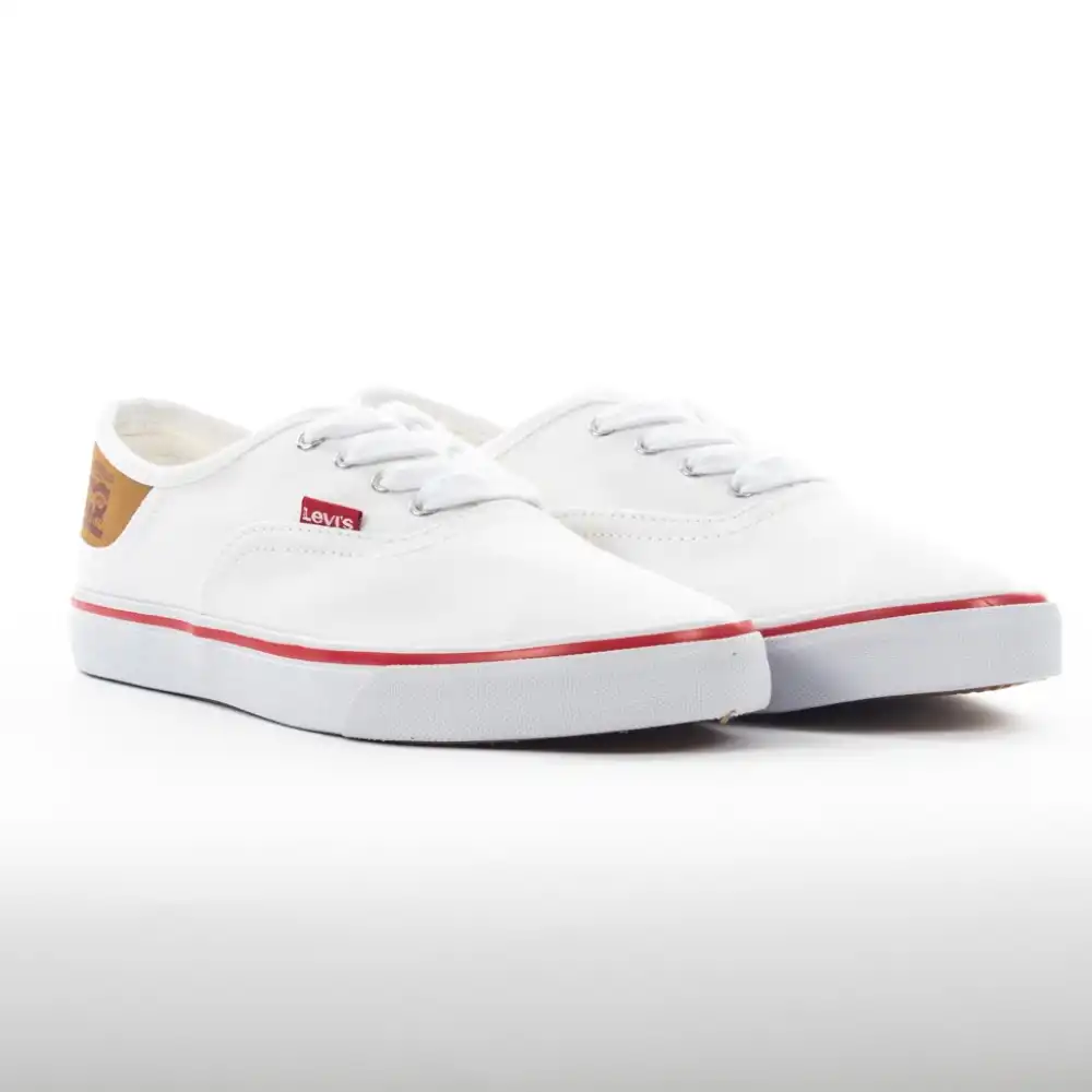 Basket de ville basse femme Levis Rula Buck Blanc - ZESHOES