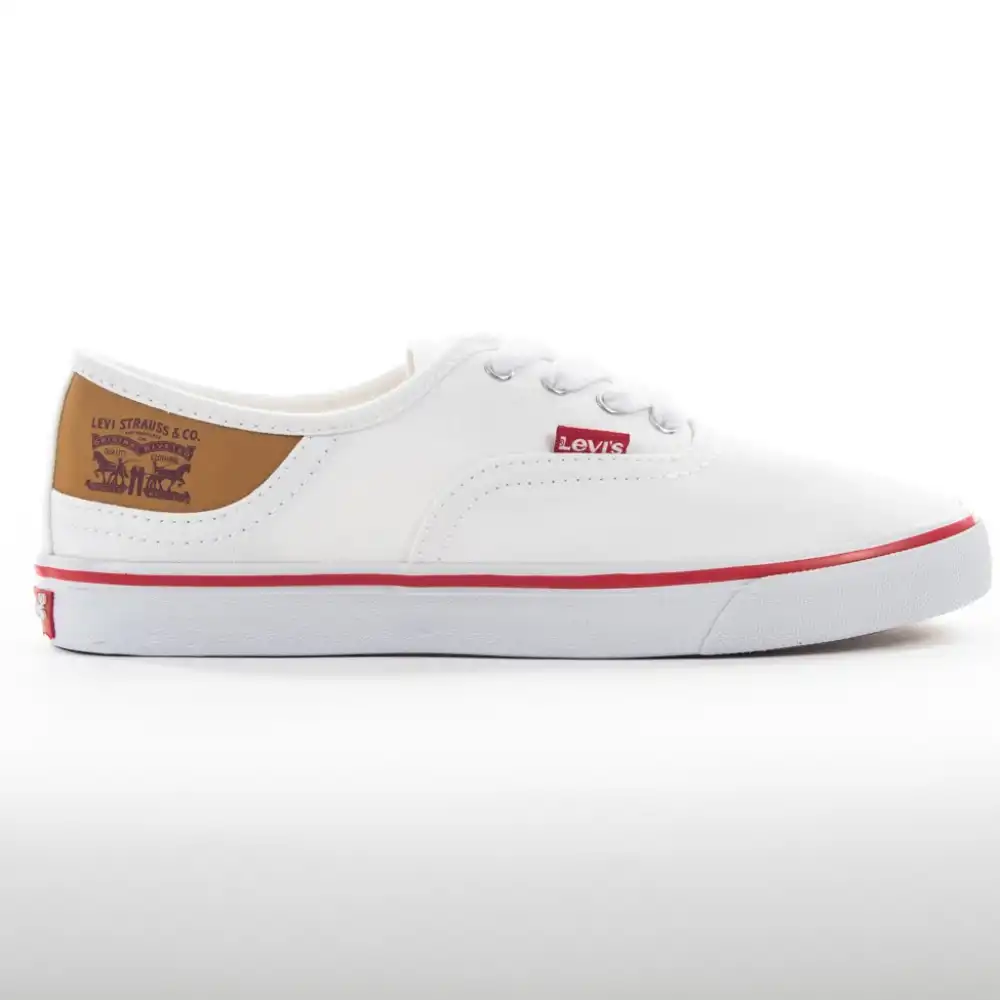 Basket de ville basse femme Levis Rula Buck Blanc - ZESHOES