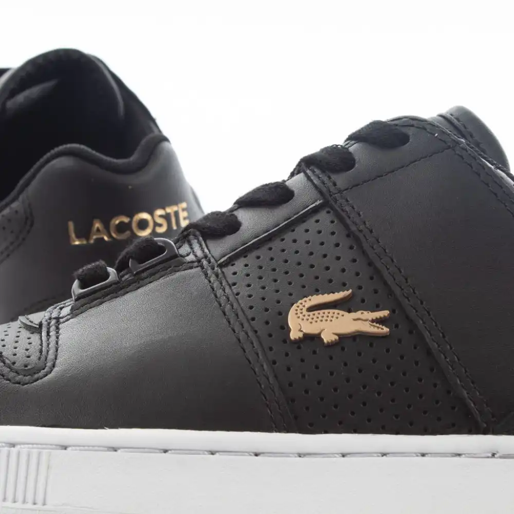 Basket femme Lacoste thrill 120 schwarz Noir - ZESHOES