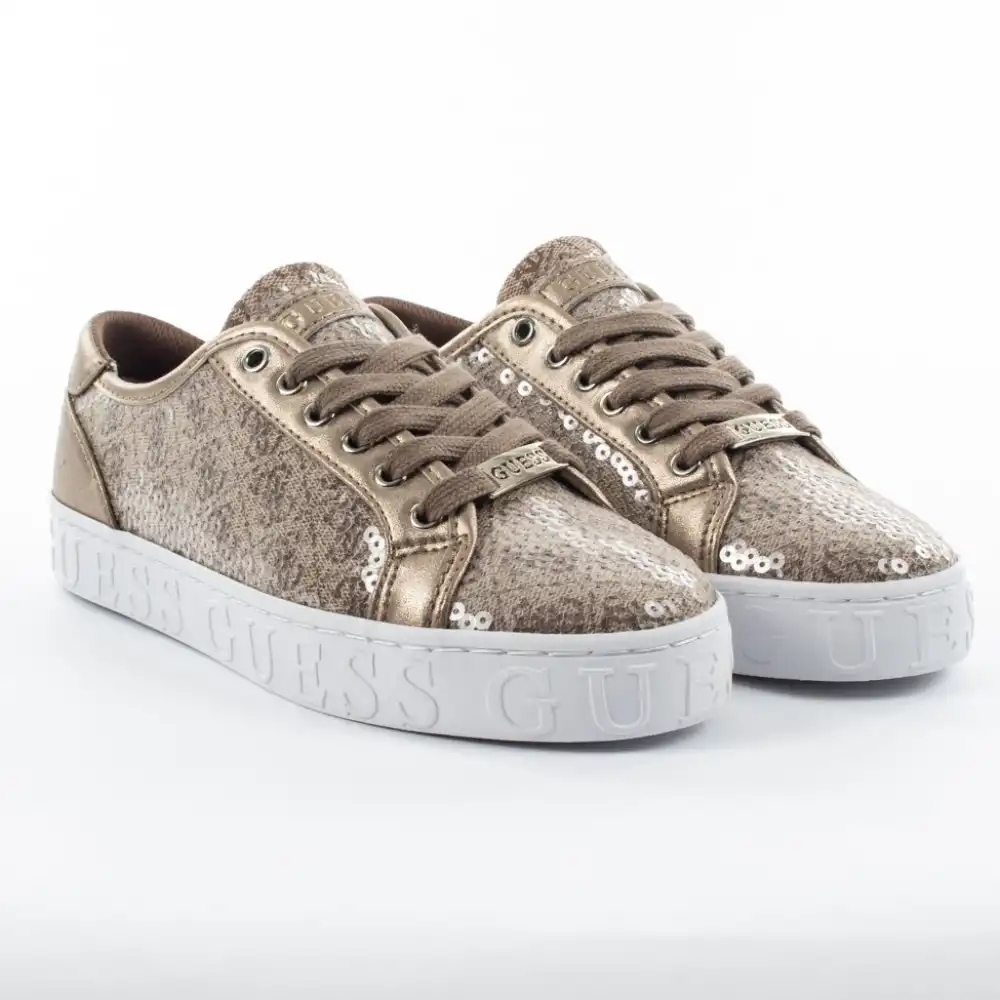 Produits victimes de leur succès Guess shine unlimited logo Beige