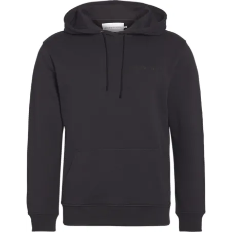 Produits victimes de leur succès Calvin Klein Noir institutional back logo hoodie