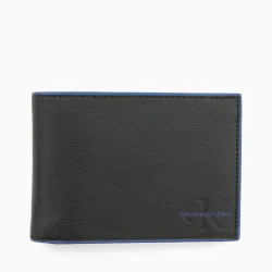 Portefeuille homme Calvin Klein edge pop billfold coin Noir - ZESHOES