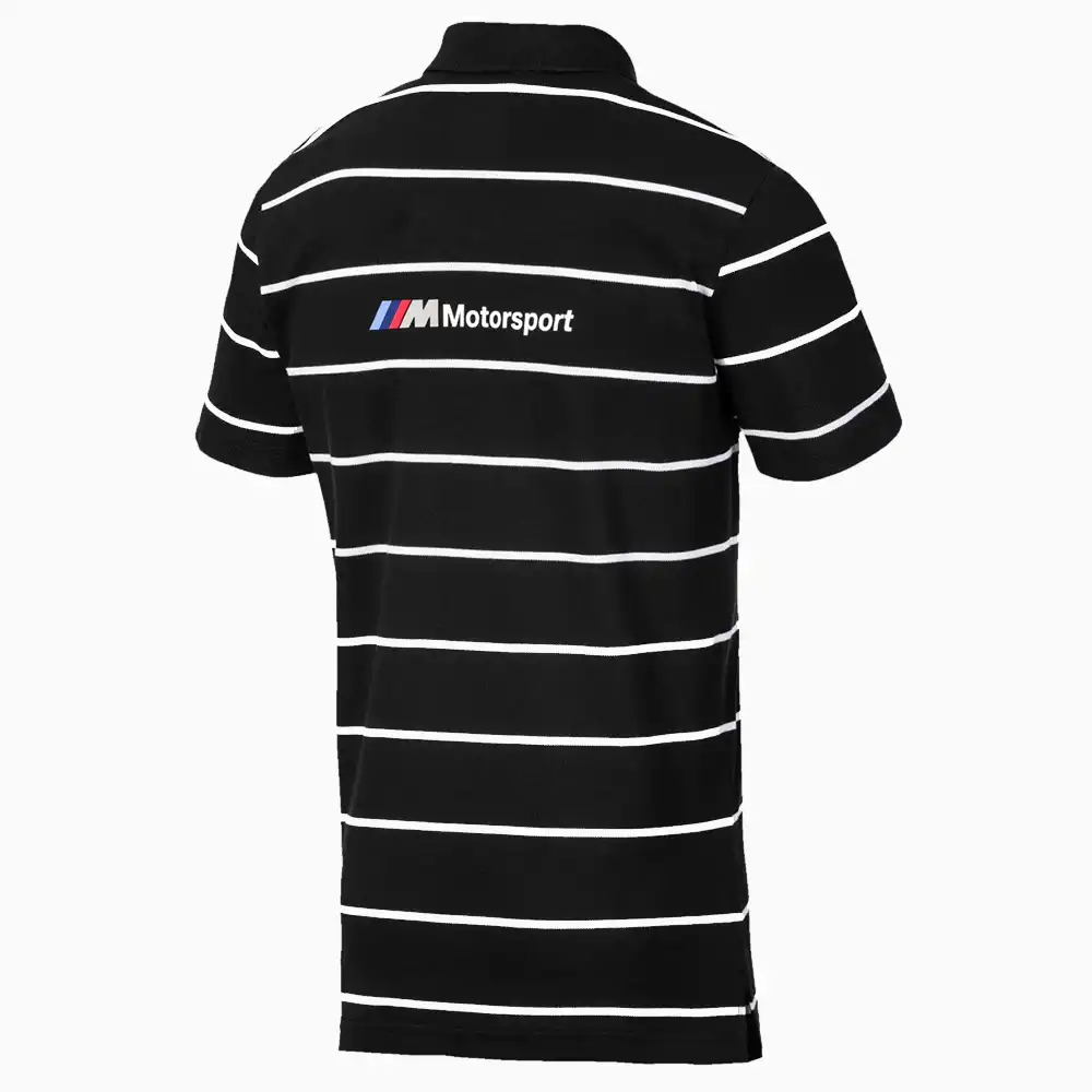Polo manche courte Puma bmw motosport stripped Noir - ZESHOES