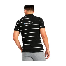 Polo manche courte Puma bmw motosport stripped Noir - ZESHOES