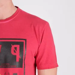 T shirt manche courte homme Kaporal grez Rouge