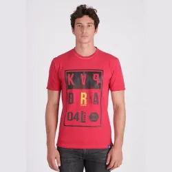 T shirt manche courte homme Kaporal grez Rouge