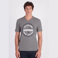 T shirt manche courte homme Kaporal golia medium mel Gris - ZESHOES