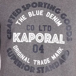 T shirt manche courte homme Kaporal golia medium mel Gris - ZESHOES