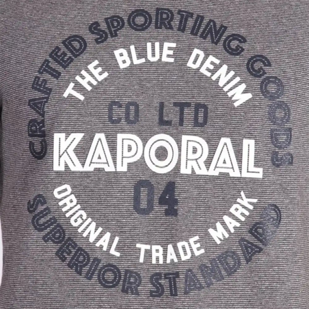 T shirt manche courte homme Kaporal golia medium mel Gris - ZESHOES