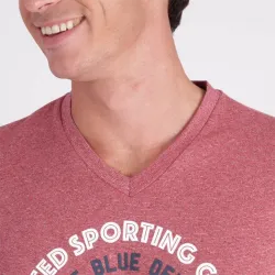 T shirt manche courte homme Kaporal golia chemel Rouge