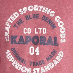 T shirt manche courte homme Kaporal golia chemel Rouge