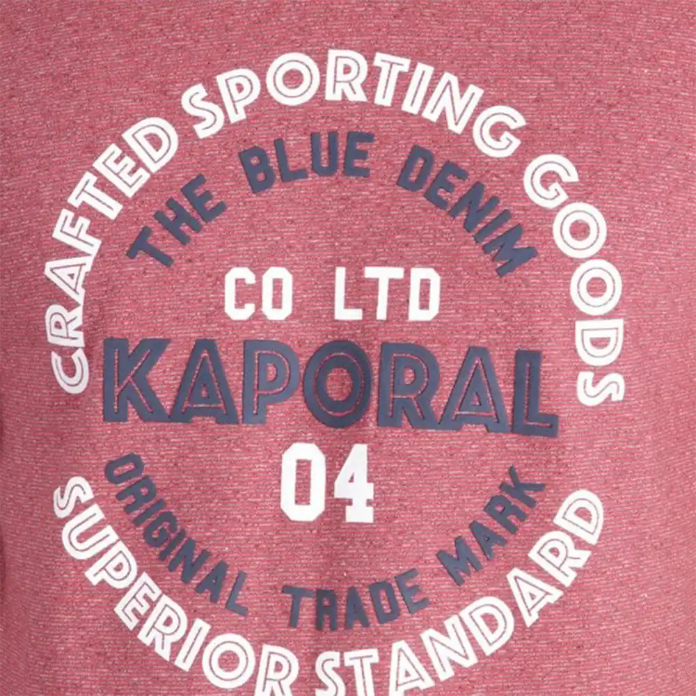 T shirt manche courte homme Kaporal golia chemel Rouge