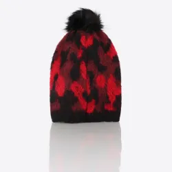 bonnet femme pompom
