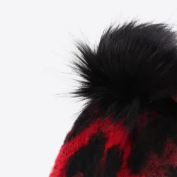 bonnet femme pompom