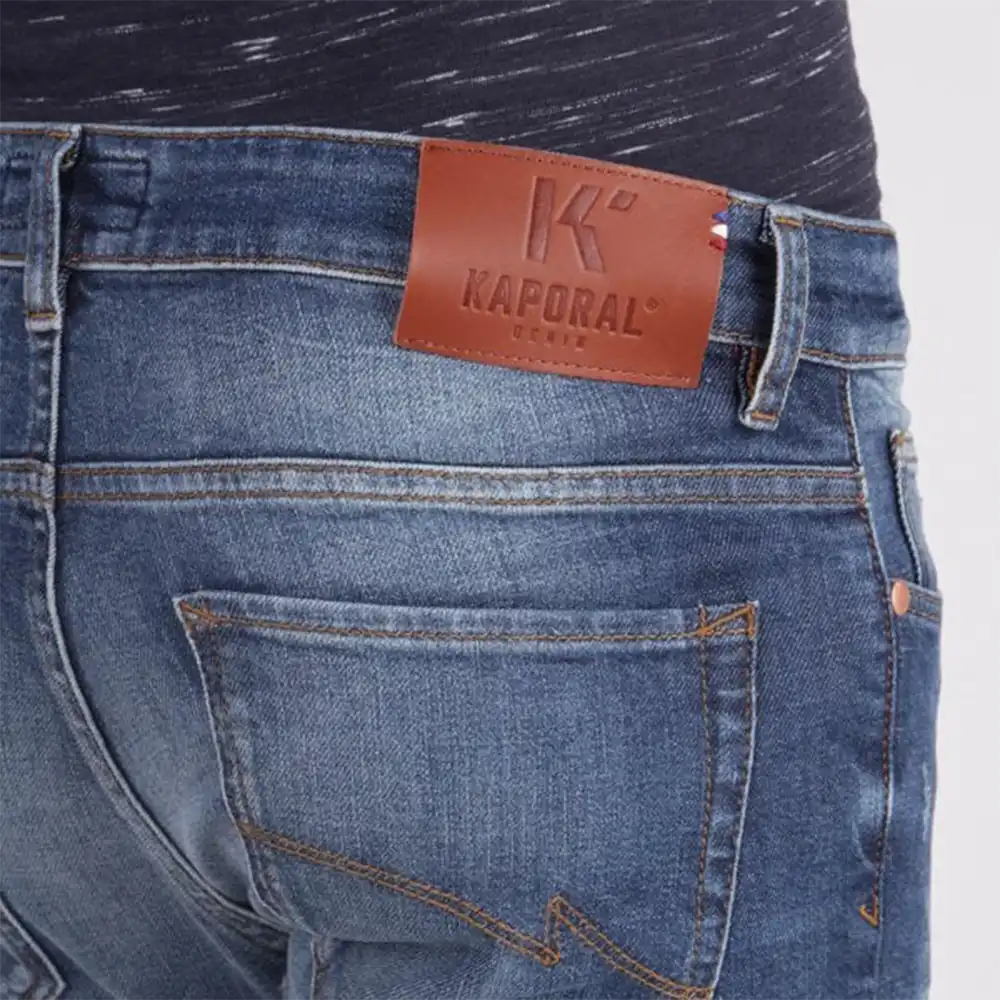 Jeans homme Kaporal darko repair Bleu - ZESHOES