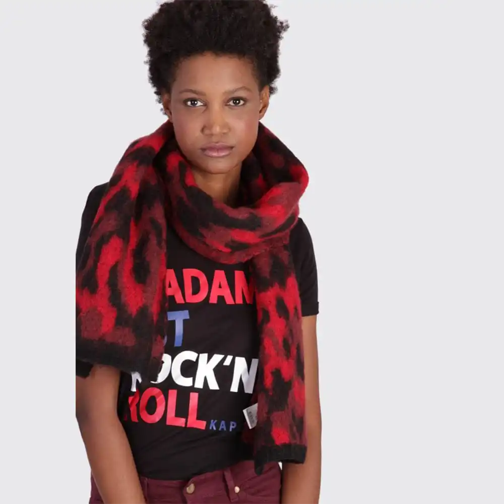 Echarpe femme foulard Kaporal petra tango Rouge - ZESHOES