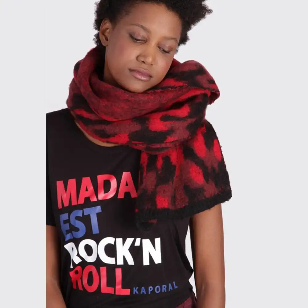 Echarpe femme foulard Kaporal petra tango Rouge - ZESHOES