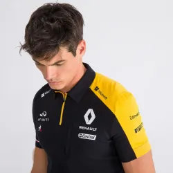 Polo manche courte Le Coq Sportif renault sport Noir