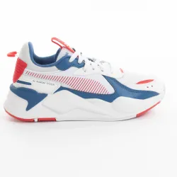 Basket basse homme Puma rs-x white-high risk Blanc - ZESHOES