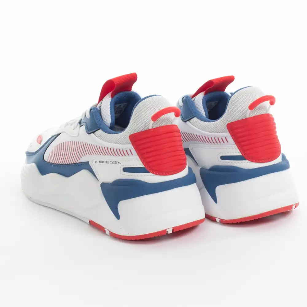 Basket basse homme Puma rs-x white-high risk Blanc - ZESHOES