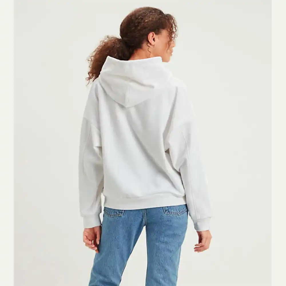 Sweat capuche femme Levis front logo Blanc - ZESHOES