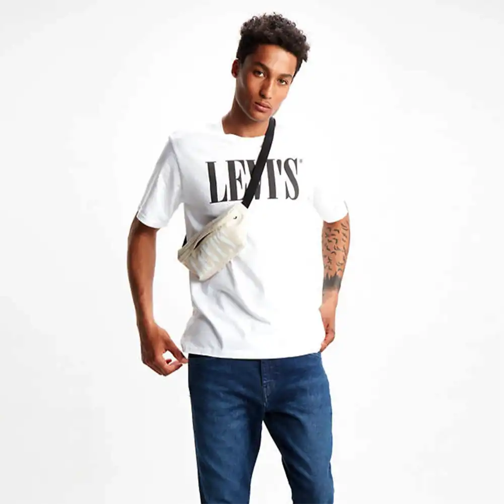 T shirt manche courte homme Levis relaxed graphic Blanc - ZESHOES