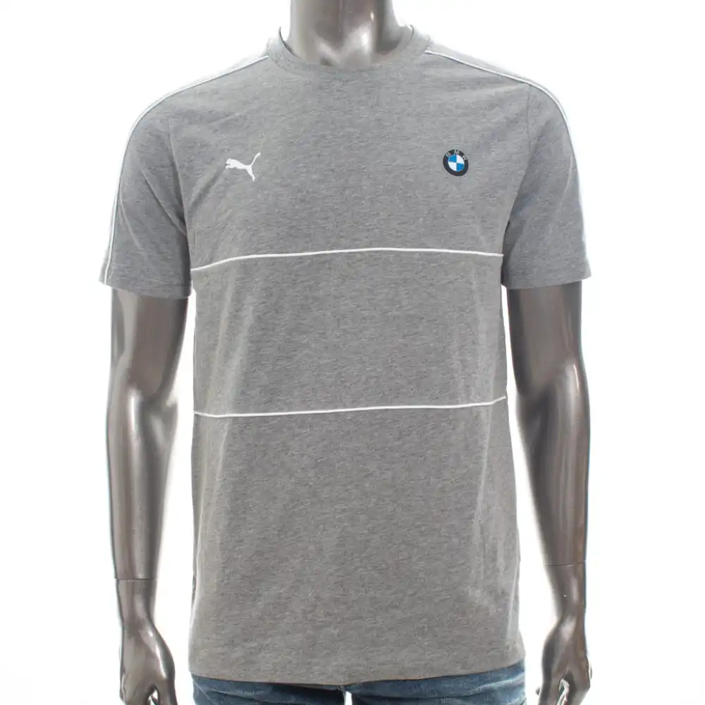 T shirt manche courte homme Puma bmw motosport Gris - ZESHOES