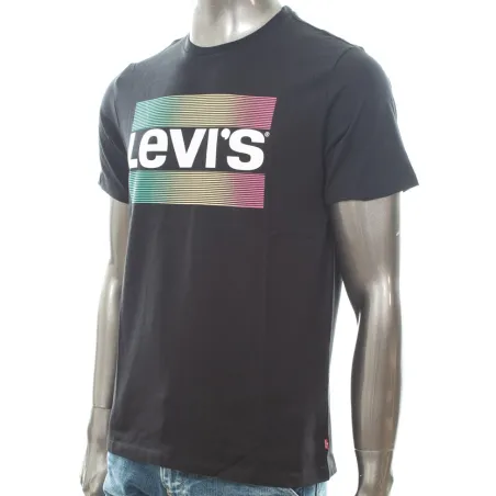 Produits victimes de leur succès Levis Noir logo graphic sportswear