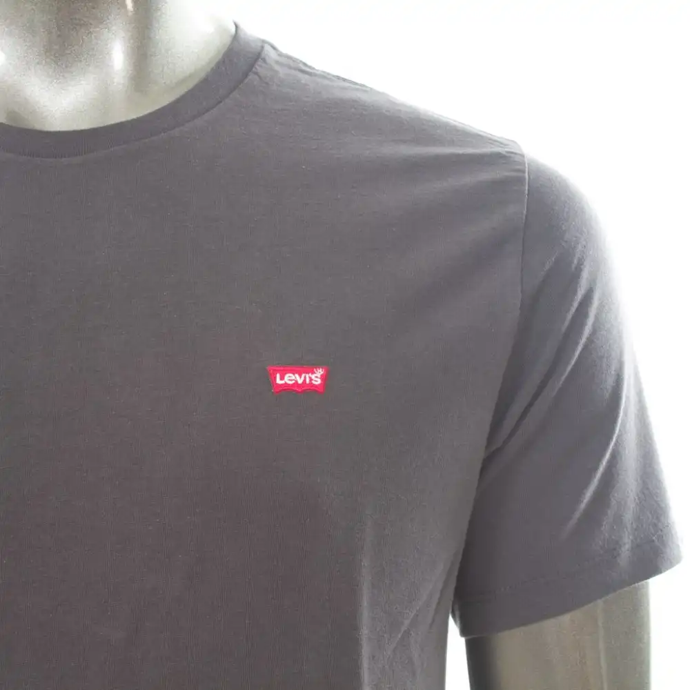 T shirt manche courte homme Levis band front logo Gris - ZESHOES