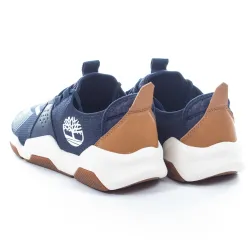 Basket de ville basse homme Timberland earth rally oxford knit Bleu - ZESHOES