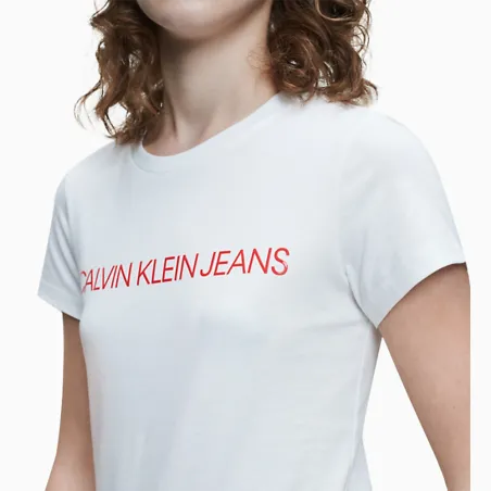 Produits victimes de leur succès Calvin Klein Blanc front logo