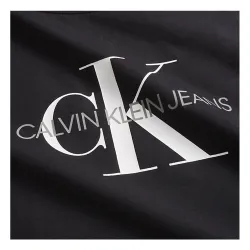 Tee shirt manche courte femme Calvin Klein w monogram modern straight Noir - ...