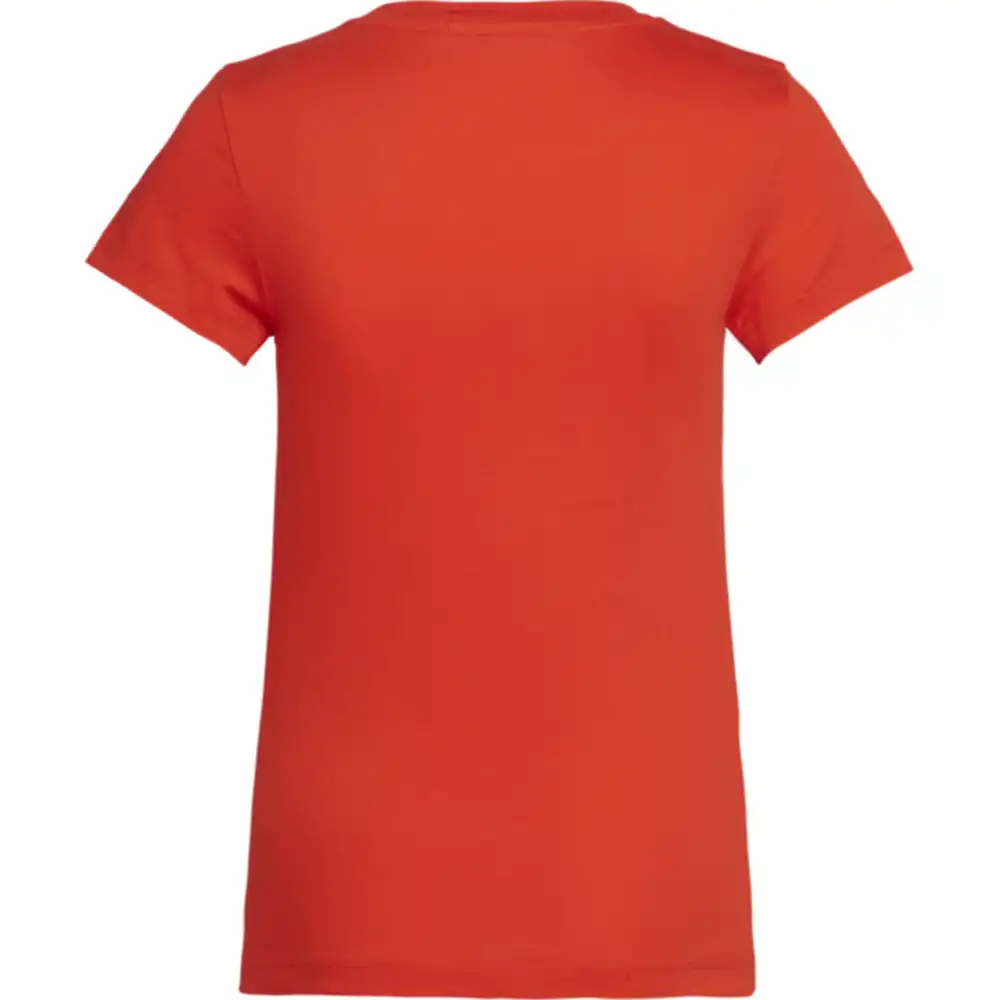 Tee shirt manche courte femme Calvin Klein institutional logo Rouge - ZESHOES