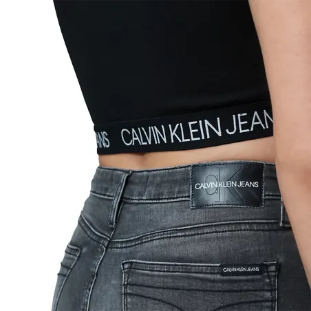 Produits victimes de leur succès Calvin Klein Noir brassière milano jersey