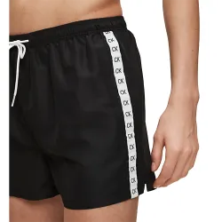 Short de bain homme Calvin Klein classic band Noir - ZESHOES