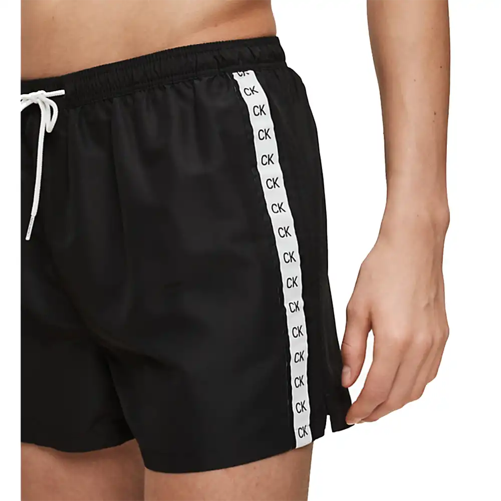 Short de bain homme Calvin Klein classic band Noir - ZESHOES
