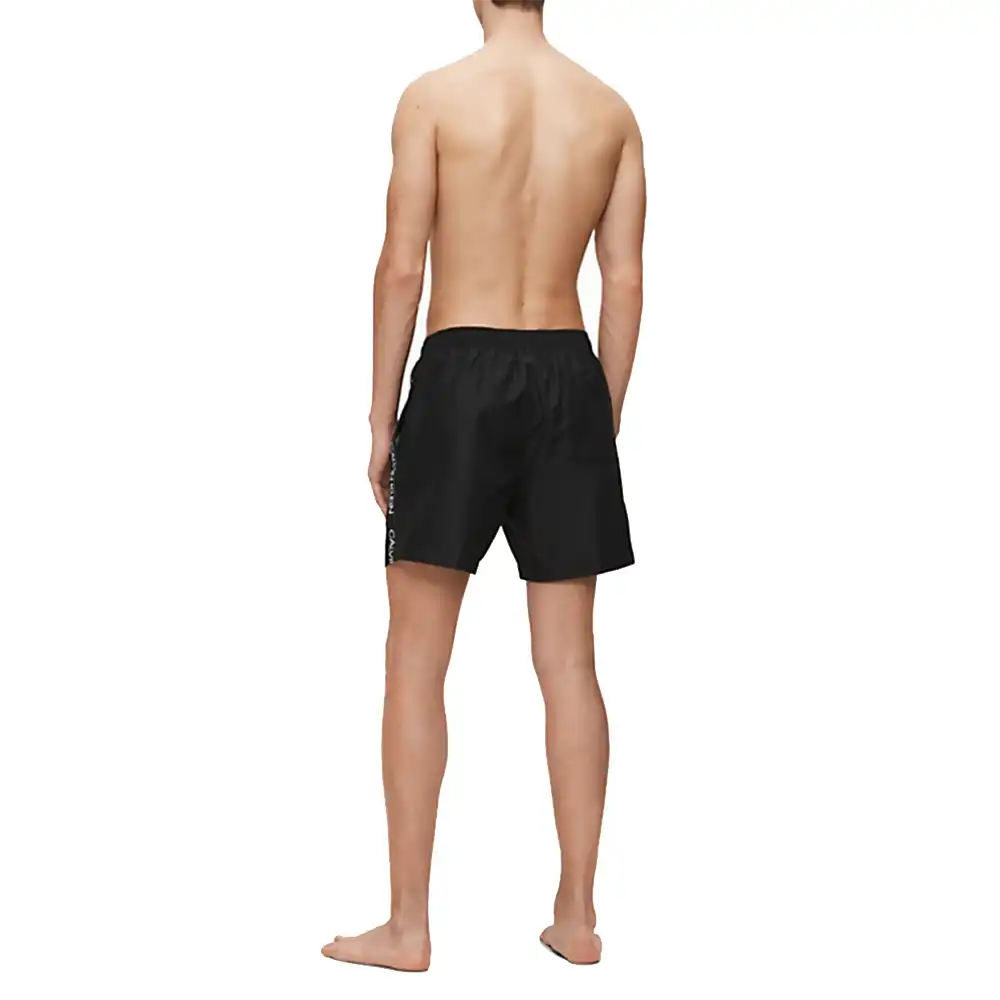 Short de bain homme Calvin Klein classic tape Noir - ZESHOES