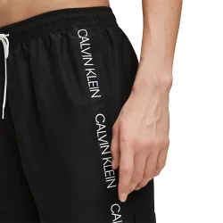 Short de bain homme Calvin Klein classic tape Noir - ZESHOES
