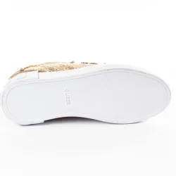 Basket de ville basse femme Guess streetwear Beige - ZESHOES