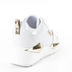 Basket de ville basse femme Guess light diamond Blanc - ZESHOES