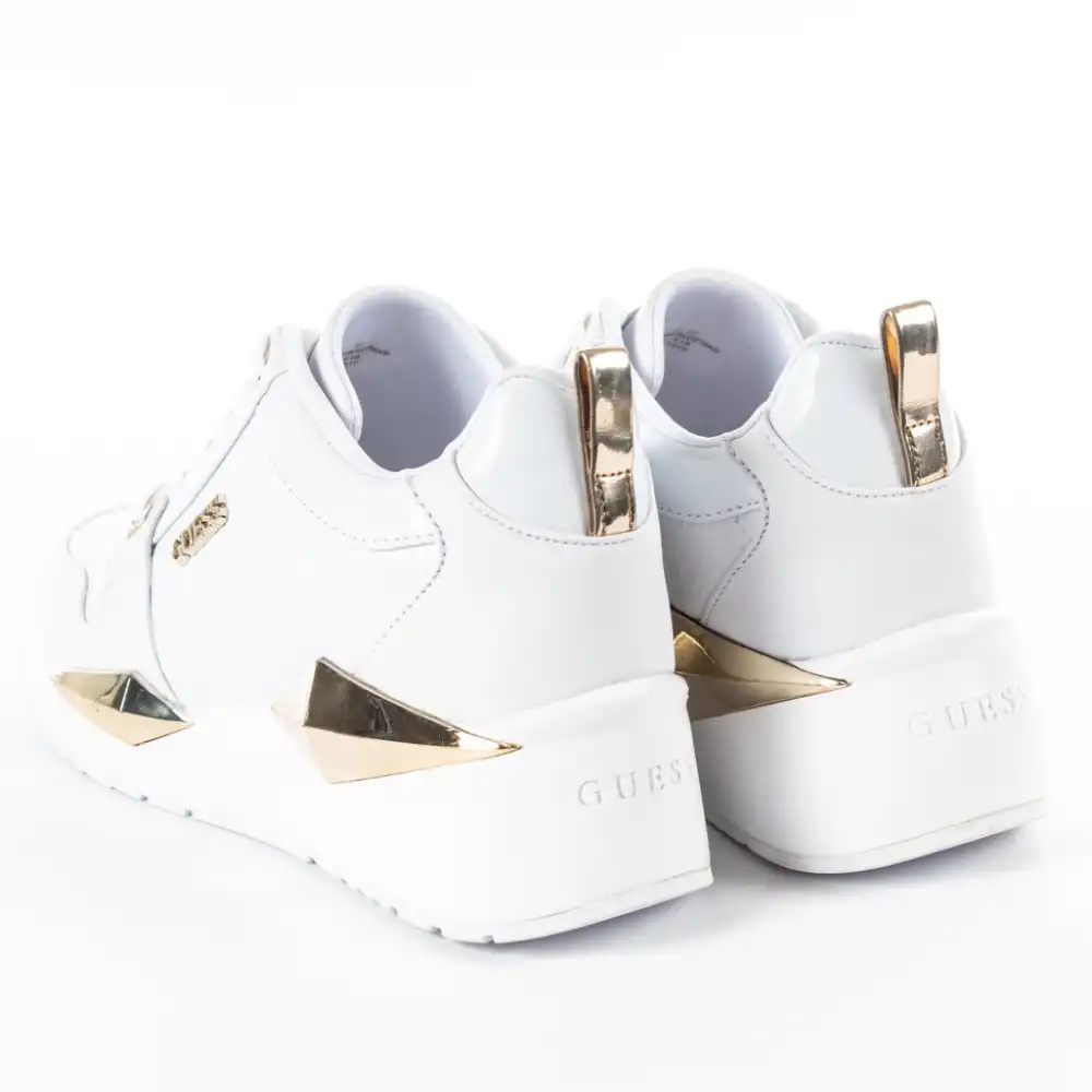 Basket de ville basse femme Guess light diamond Blanc - ZESHOES