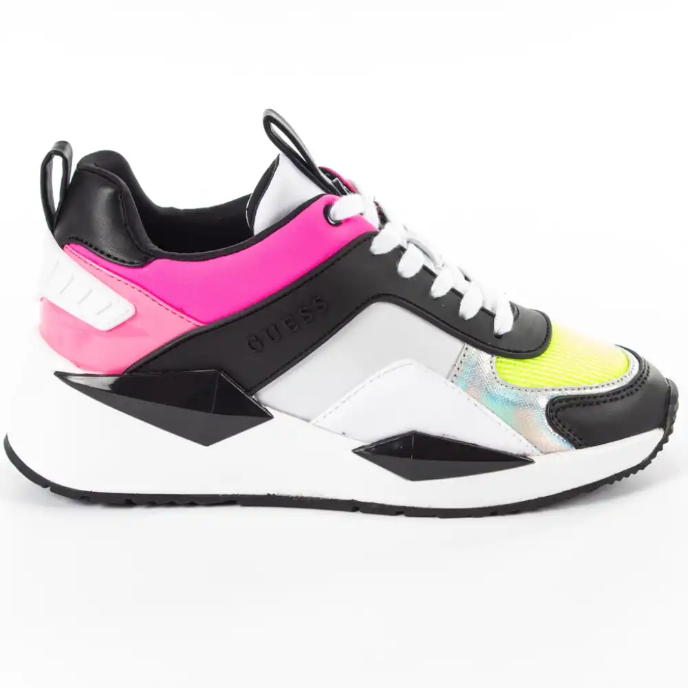 Basket de ville basse femme Guess bright diamond Multicolor - ZESHOES